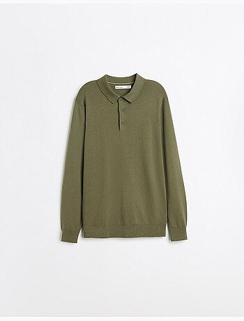 Polo a maglia con cashmere, mo fashion