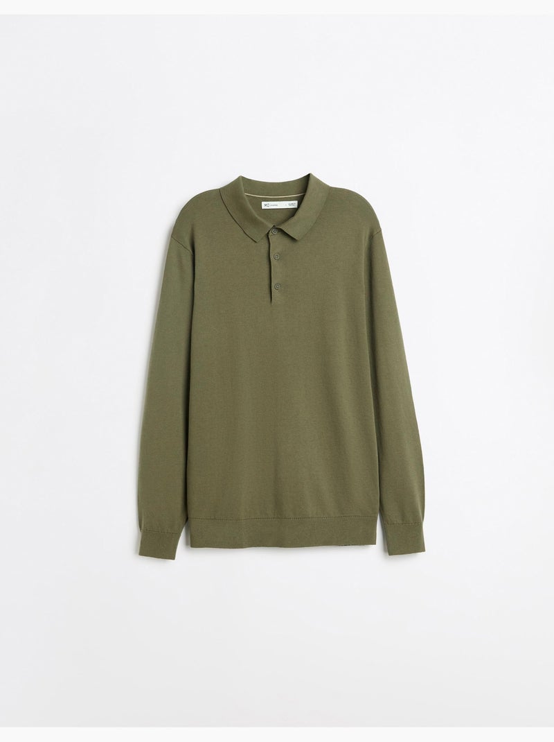 Polo a maglia con cashmere, mo fashion Verde - Kiabi