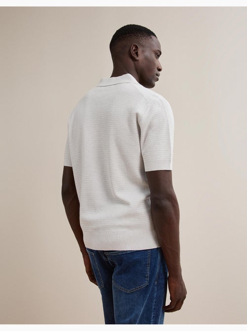 Polo a maglia con lino, mo fashion - Kiabi Polo a maglia con lino, mo fashion - Kiabi