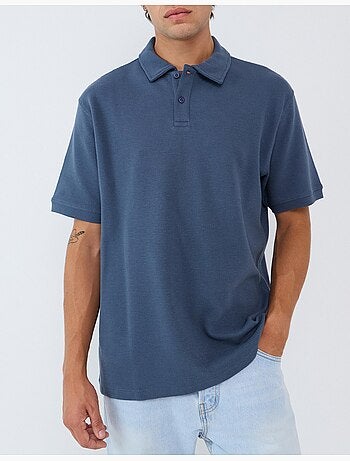 Polo a maglia texturizzata, mo fashion
