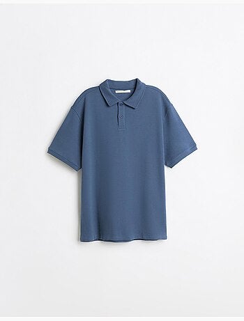 Polo a maglia texturizzata, mo fashion
