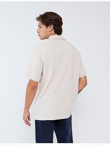 Polo a maglia texturizzata, mo fashion