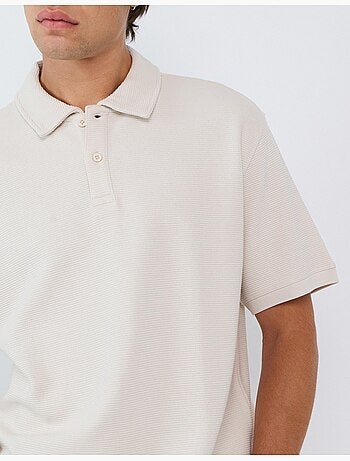 Polo a maglia texturizzata, mo fashion