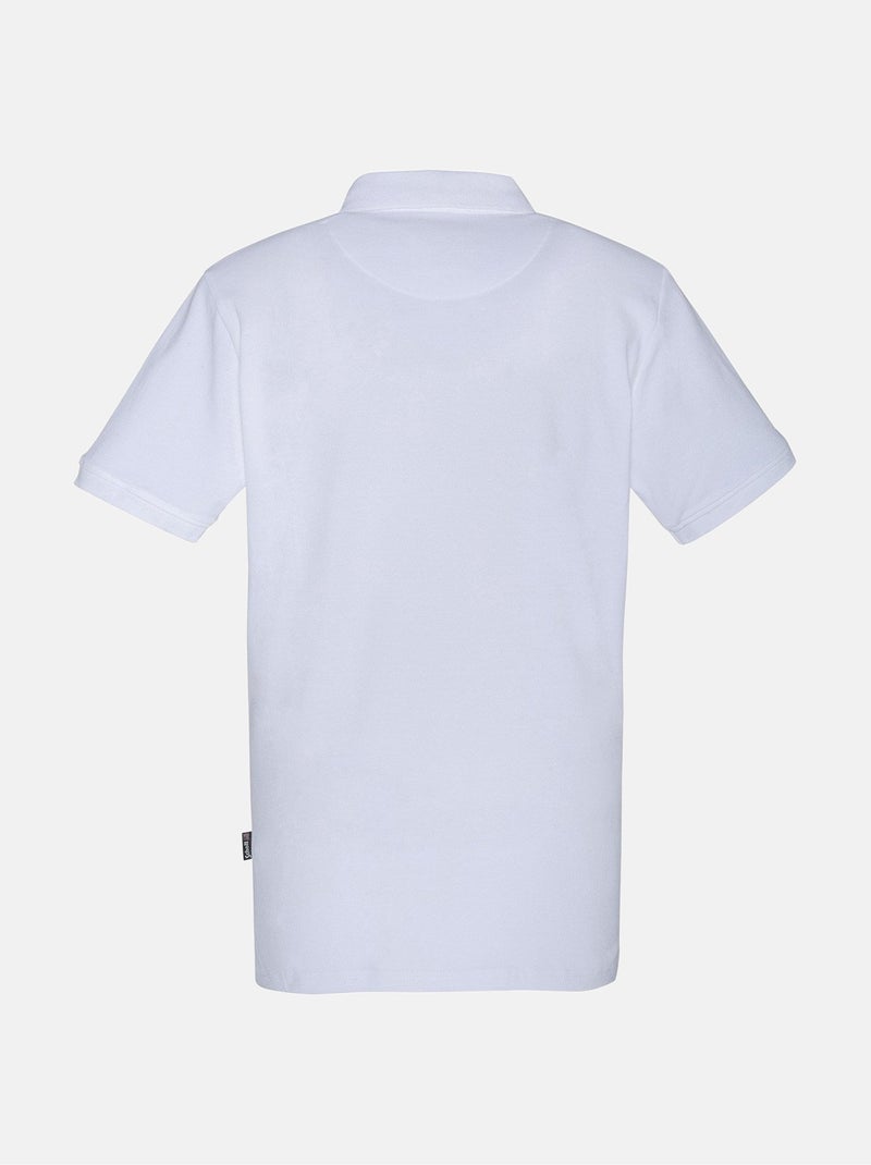 Polo a maniche corte - Schott Bianco - Kiabi