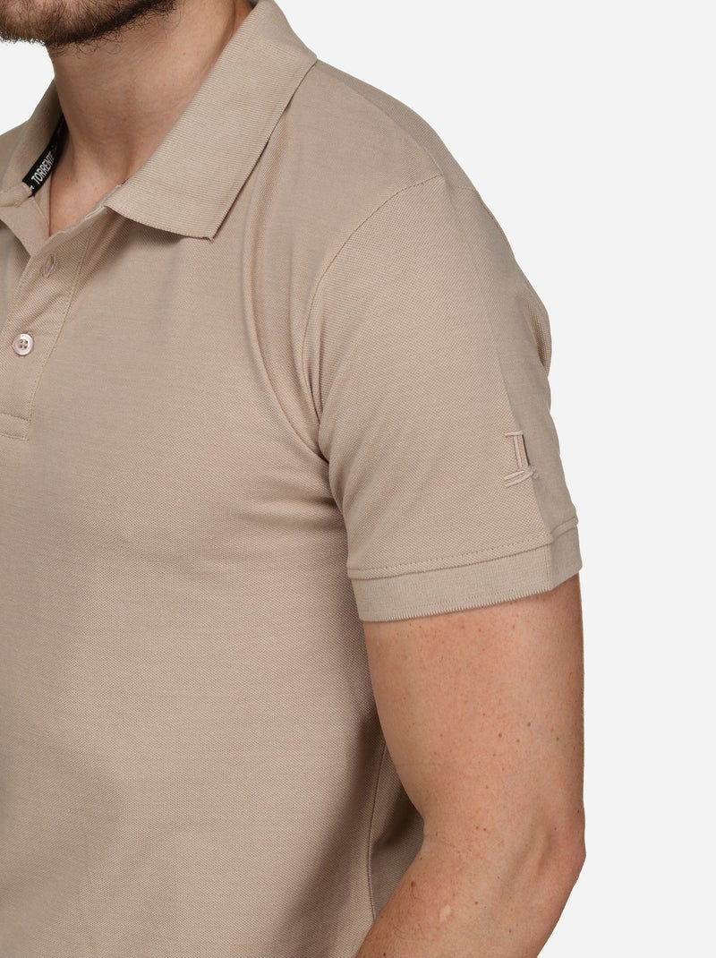 Polo a maniche corte - Torrente Beige - Kiabi