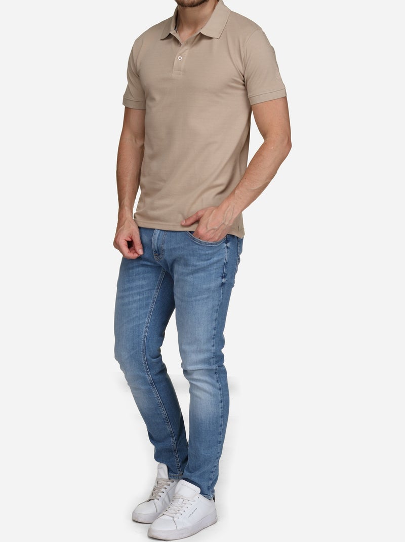 Polo a maniche corte - Torrente Beige - Kiabi