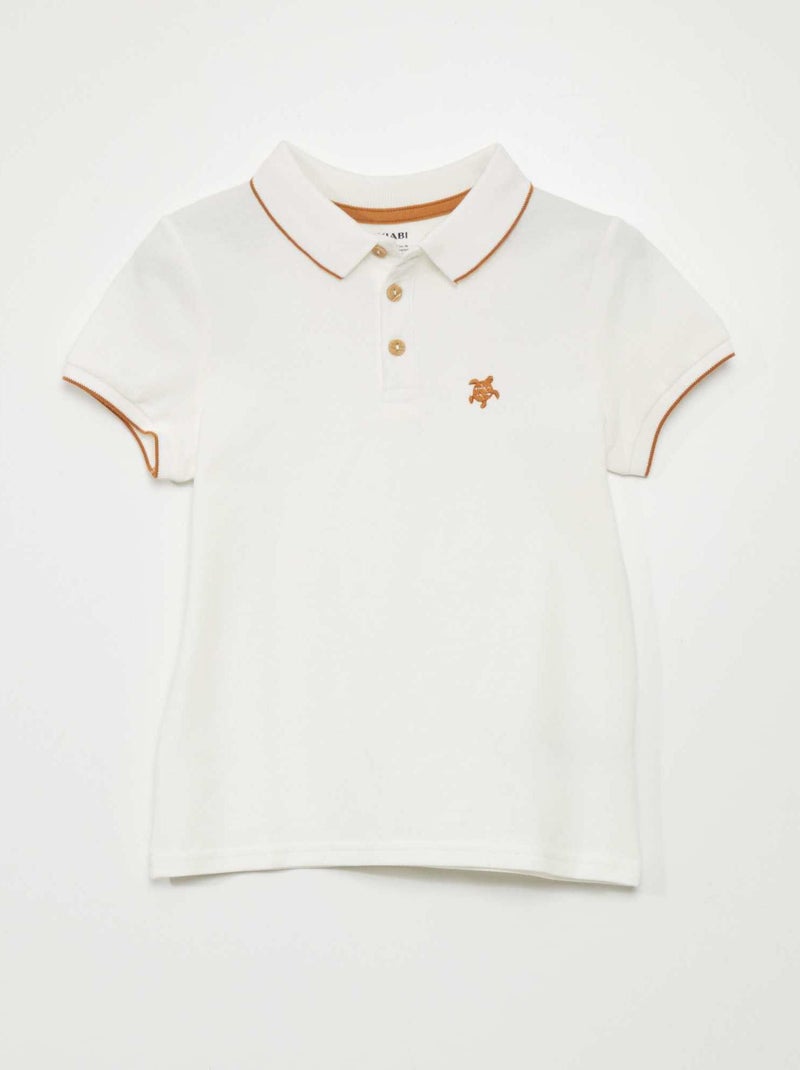 Polo a maniche corte BIANCO - Kiabi