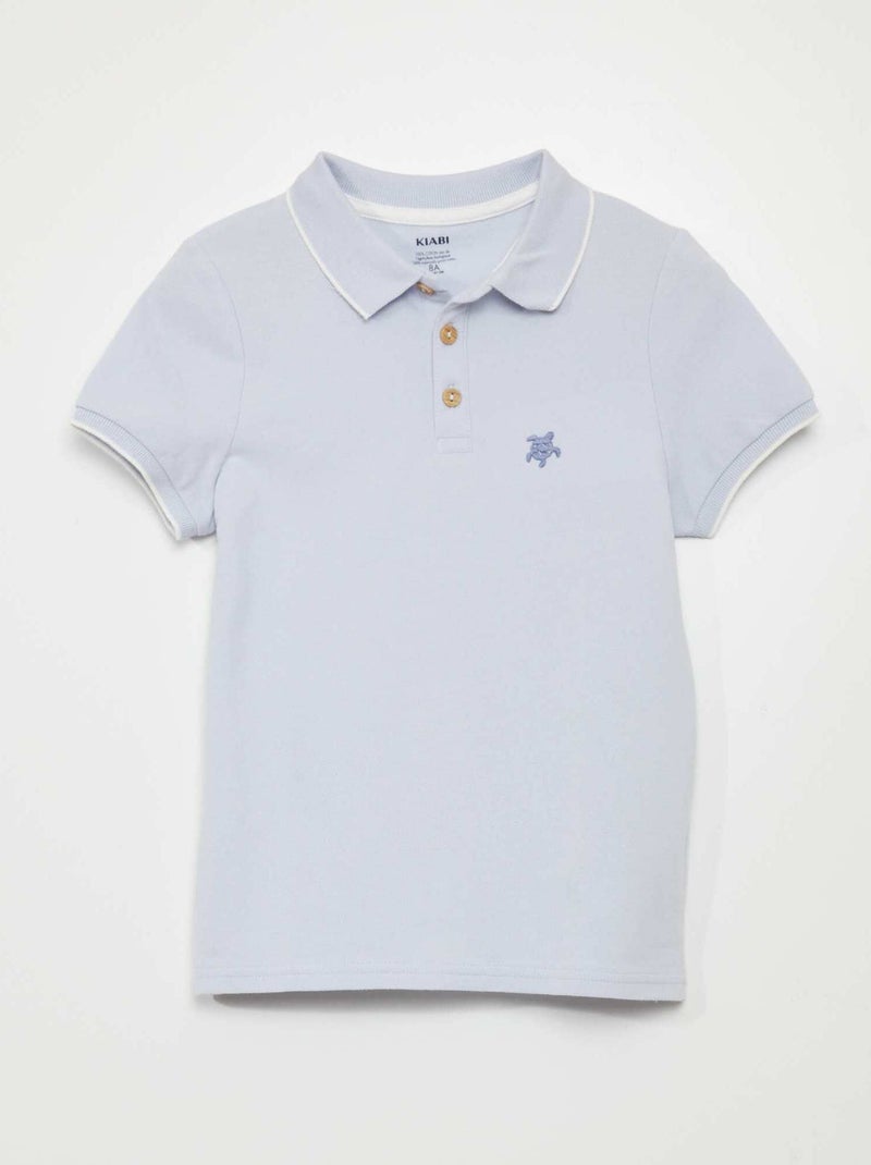 Polo a maniche corte BLU - Kiabi