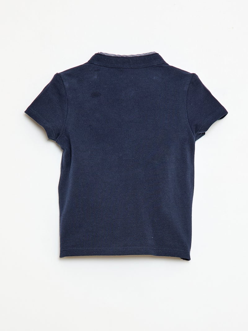 Polo a maniche corte Blu - Kiabi