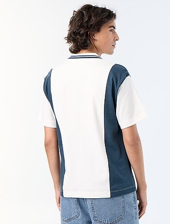 Polo a maniche corte con ricami