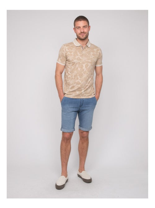 Polo a maniche corte cotone con motivi PAILLOTE - Kiabi