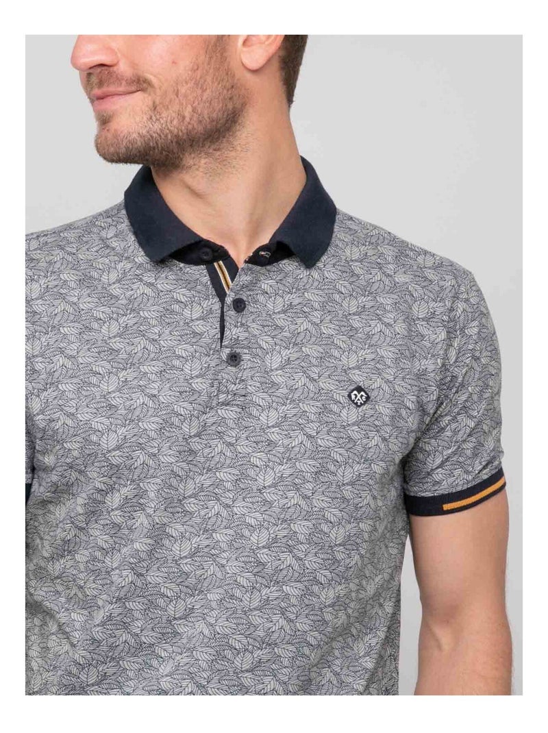 Polo a maniche corte cotone PETILLON Blu marino - Kiabi