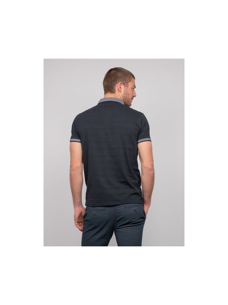 Polo a maniche corte cotone PIPARFAIT Blu marino - Kiabi