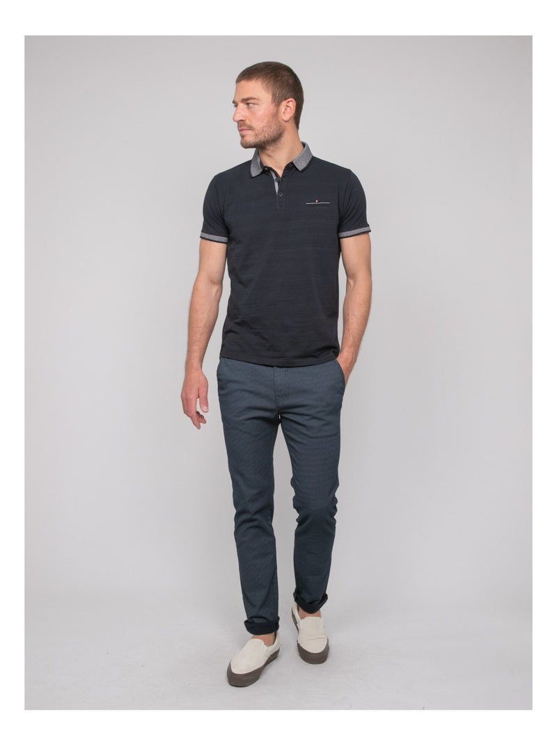 Polo a maniche corte cotone PIPARFAIT Blu marino - Kiabi