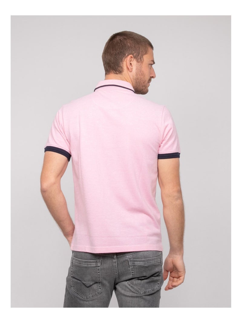 Polo a maniche corte cotone POPIMANU Rosa - Kiabi