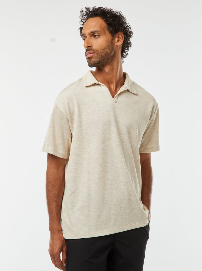 Polo a maniche corte Grigio - Kiabi