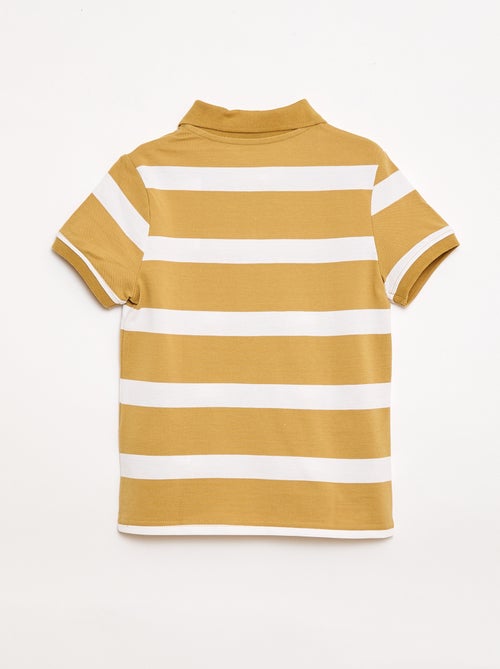 Polo a maniche corte in piqué di cotone - Kiabi