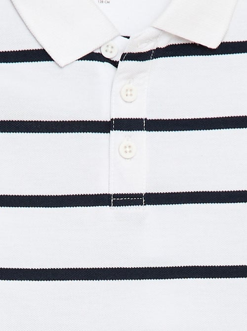 Polo a maniche corte in piqué di cotone - Kiabi