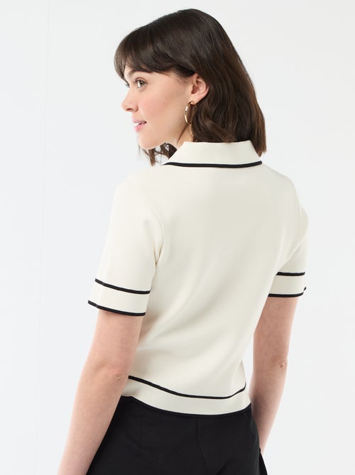 Polo a maniche corte in piqué di cotone - Kiabi