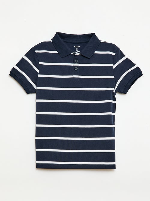 Polo a maniche corte in piqué di cotone - Kiabi