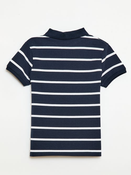 Polo a maniche corte in piqué di cotone - Kiabi