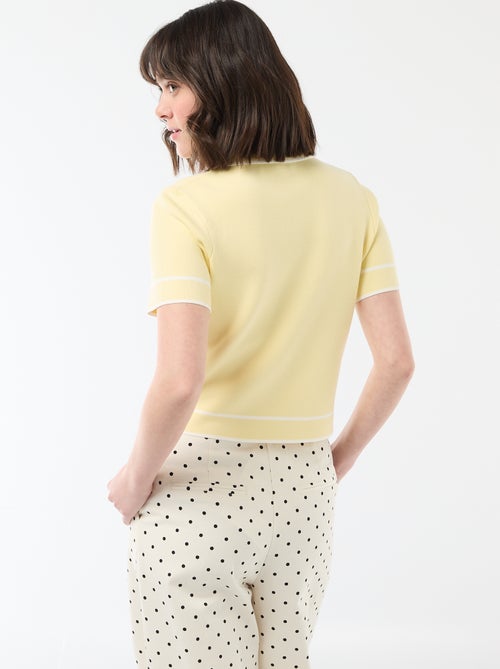 Polo a maniche corte in piqué di cotone - Kiabi