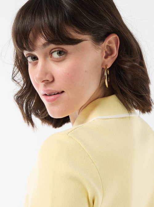 Polo a maniche corte in piqué di cotone - Kiabi