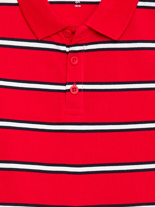 Polo a maniche corte in piqué di cotone - Kiabi