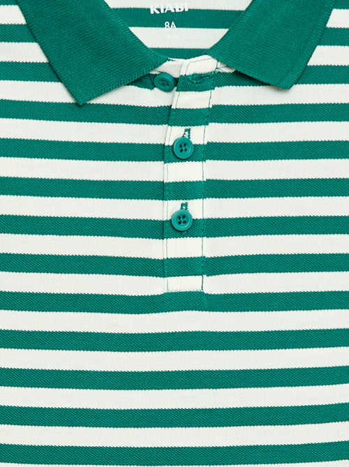 Polo a maniche corte in piqué di cotone - Kiabi