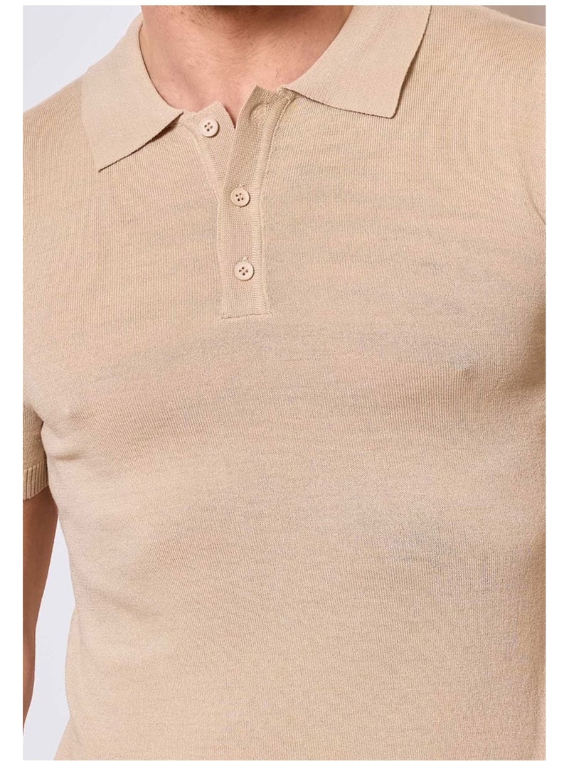 Polo a maniche corte Kebello Beige - Kiabi