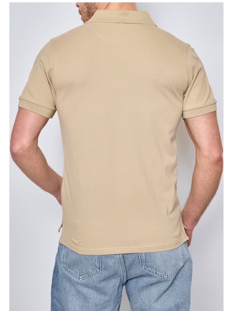 Polo a maniche corte Kebello Beige - Kiabi