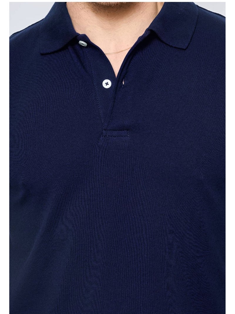 Polo a maniche corte Kebello Blu marino - Kiabi