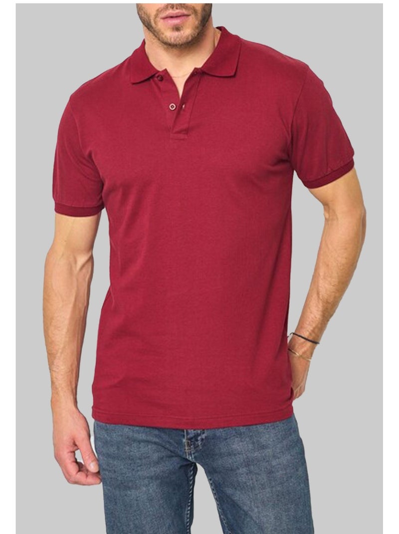 Polo a maniche corte Kebello Bordeaux - Kiabi