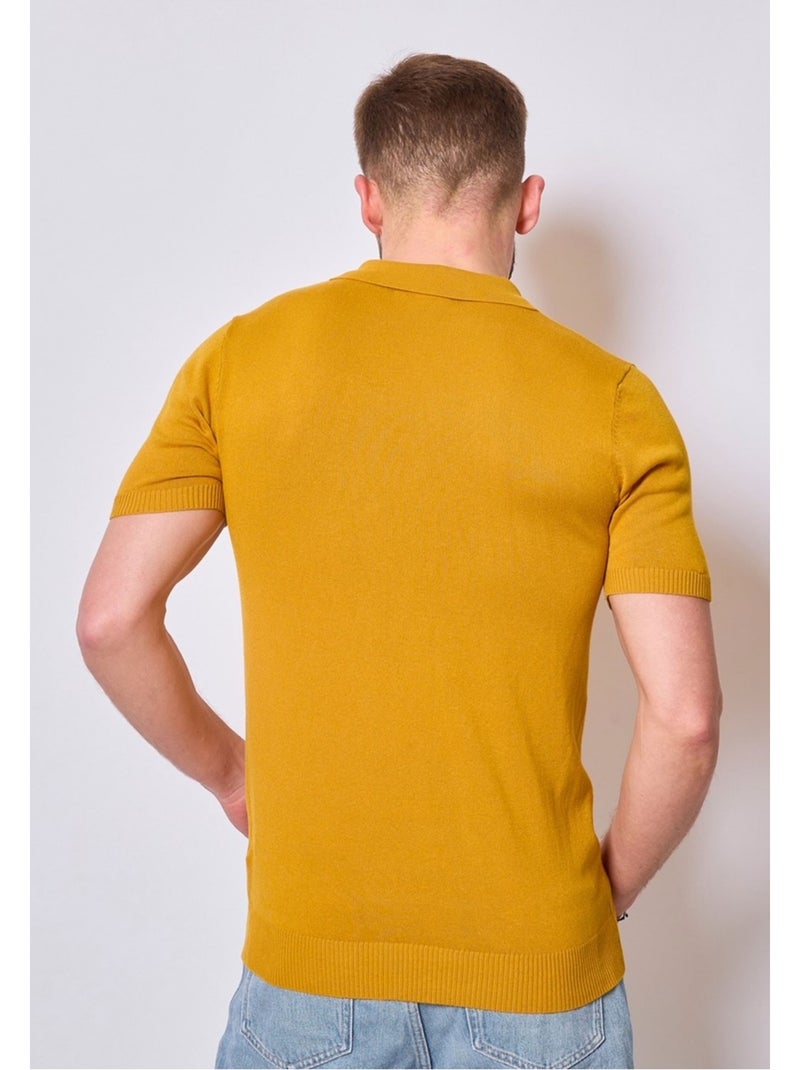 Polo a maniche corte Kebello Giallo - Kiabi