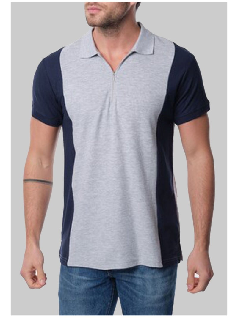 Polo a maniche corte Kebello Grigio - Kiabi