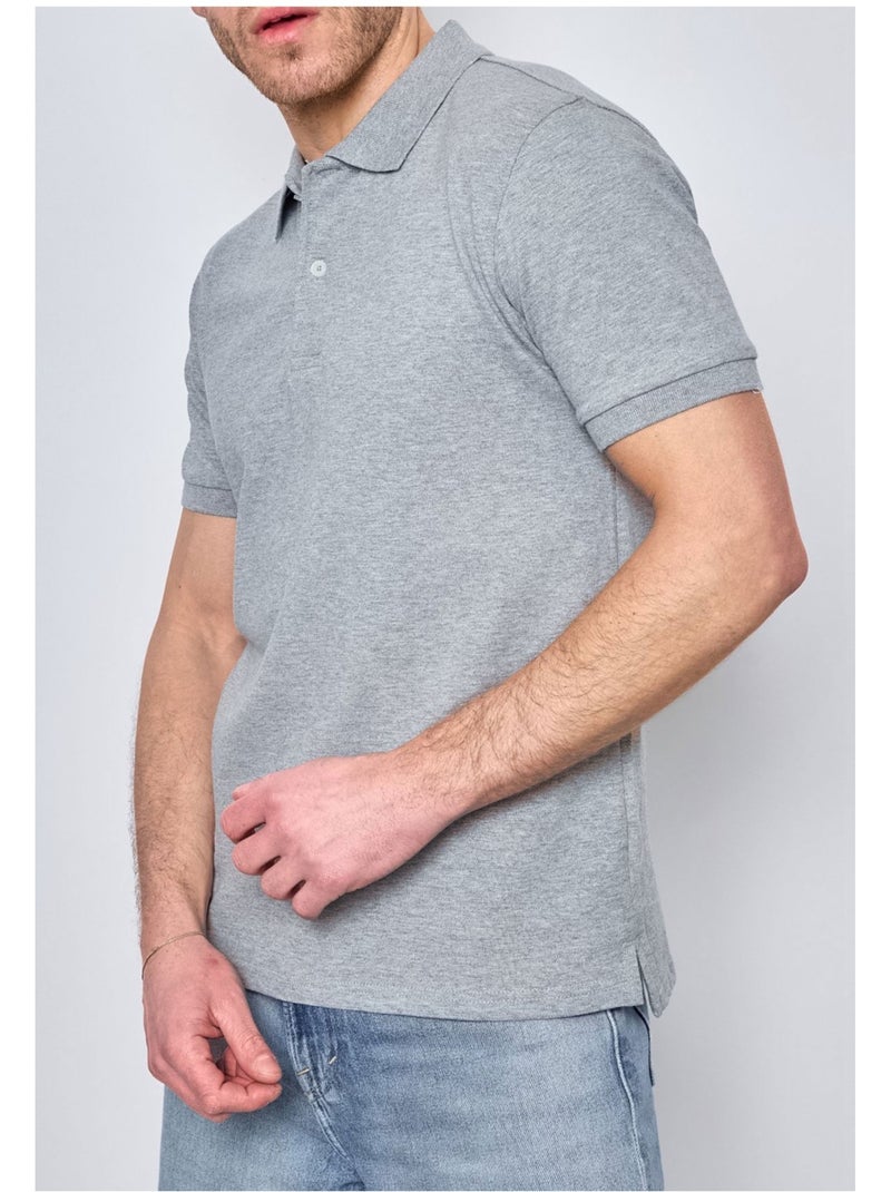 Polo a maniche corte Kebello Grigio - Kiabi