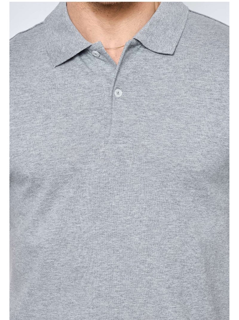Polo a maniche corte Kebello Grigio - Kiabi