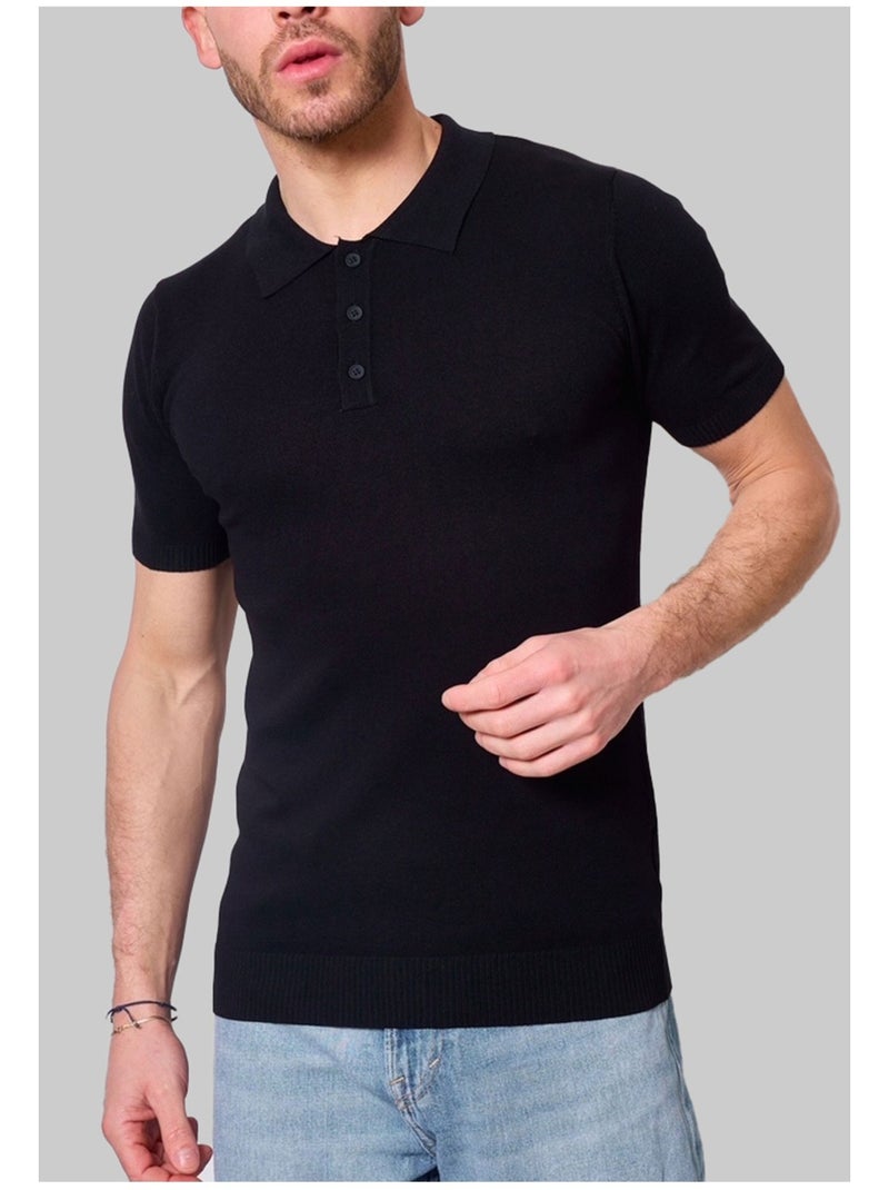 Polo a maniche corte Kebello Nero Nero - Kiabi