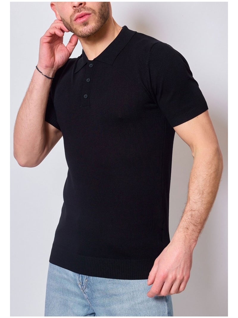 Polo a maniche corte Kebello Nero Nero - Kiabi