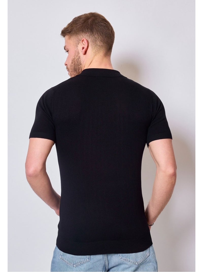 Polo a maniche corte Kebello Nero Nero - Kiabi