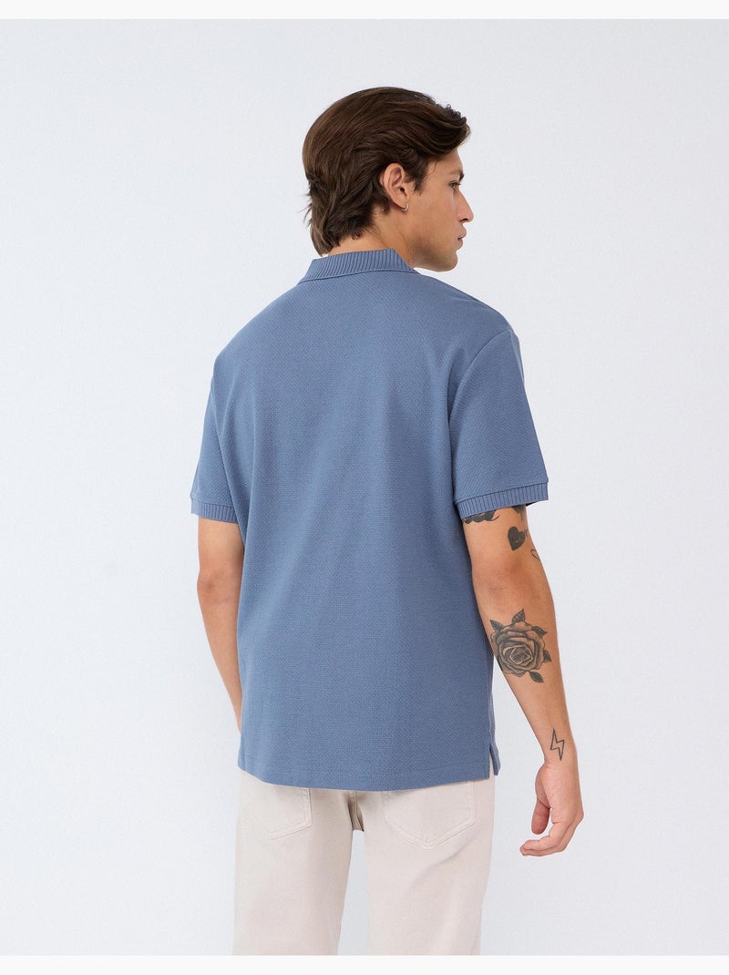 Polo a maniche corte, mo fashion Blu - Kiabi