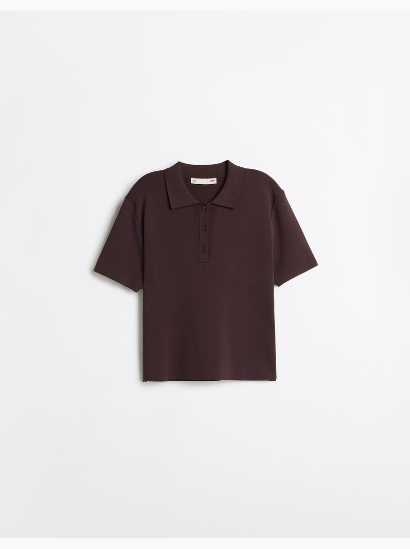 Polo a maniche corte, mo fashion Marrone - Kiabi