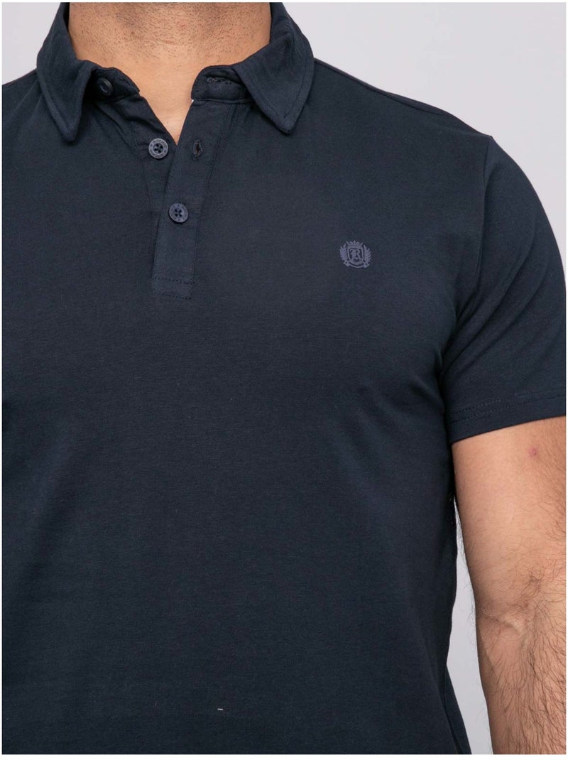 Polo a maniche corte PACIRAX Blu marino - Kiabi