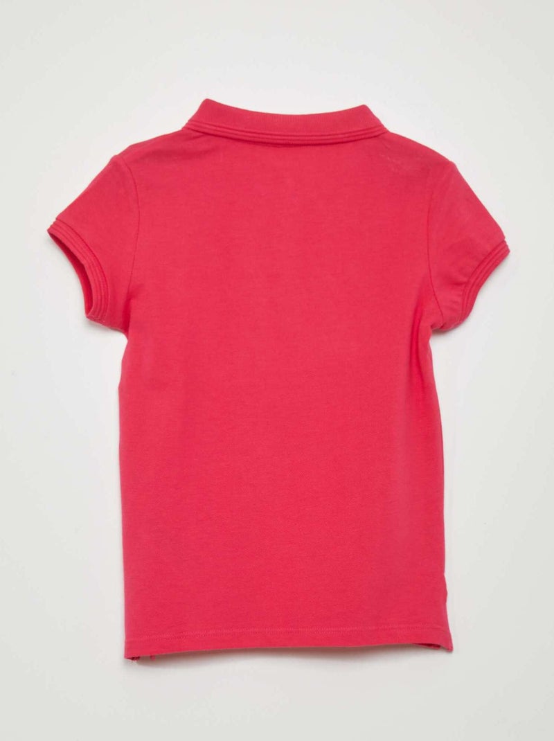 Polo a maniche corte ROSA - Kiabi