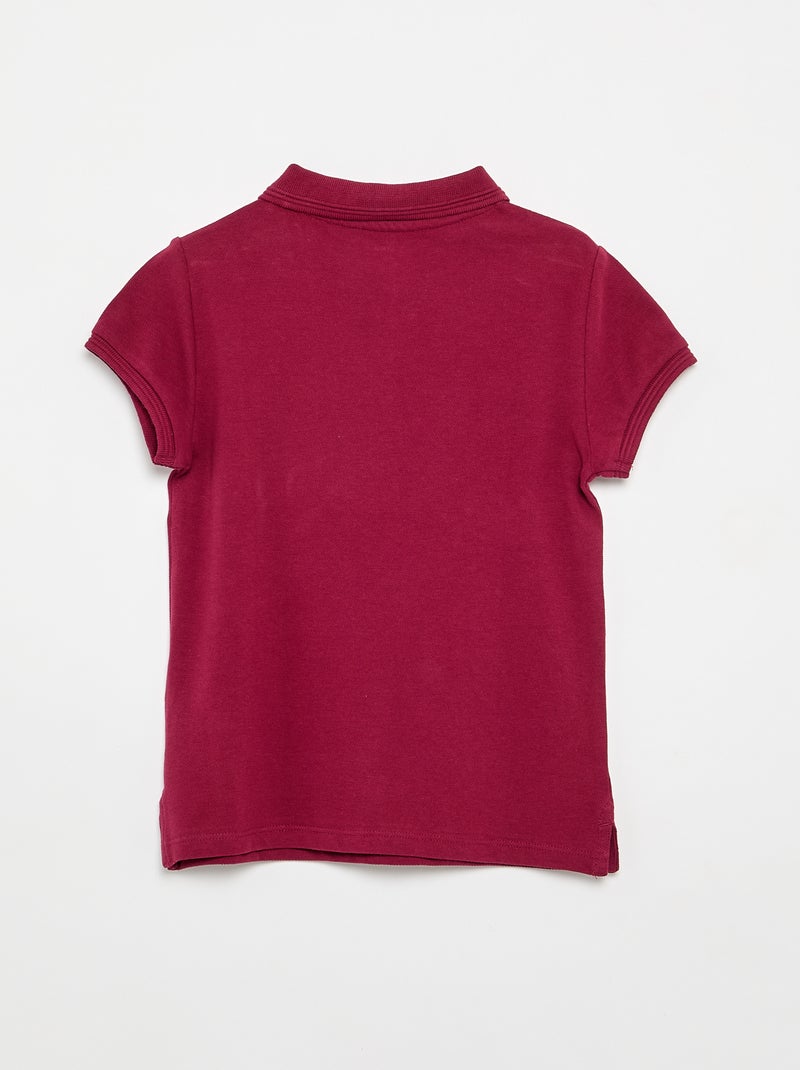 Polo a maniche corte Rosso - Kiabi