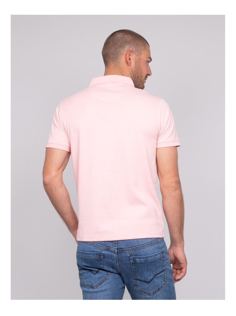 Polo a maniche corte tinta unita POLOKAI Rosa - Kiabi