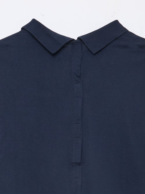 Polo a maniche lunghe - collezione facile da indossare - Kiabi