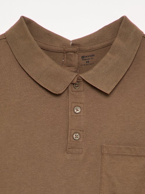 Polo a maniche lunghe - collezione facile da indossare - Kiabi Polo a maniche lunghe - collezione facile da indossare - Kiabi
