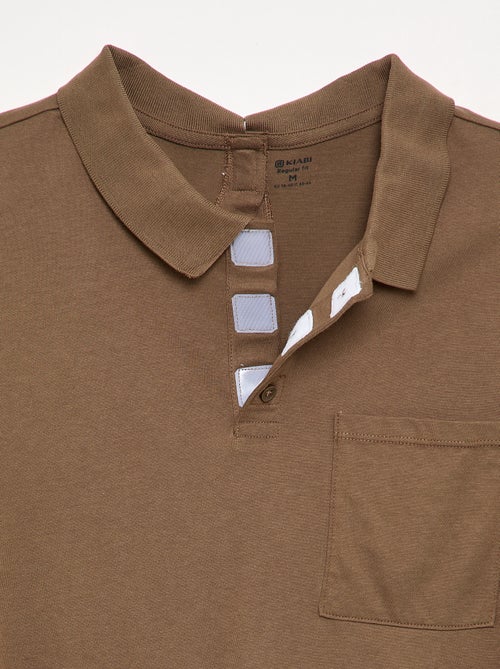 Polo a maniche lunghe - collezione facile da indossare - Kiabi Polo a maniche lunghe - collezione facile da indossare - Kiabi