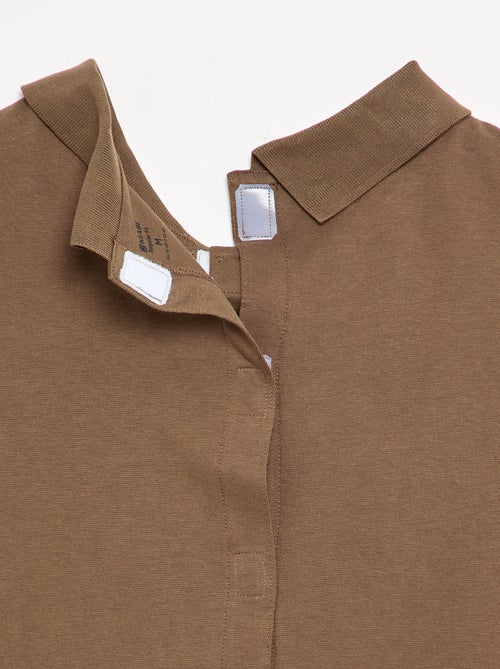 Polo a maniche lunghe - collezione facile da indossare - Kiabi Polo a maniche lunghe - collezione facile da indossare - Kiabi